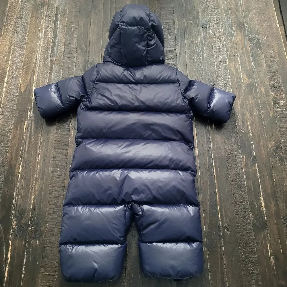 Ralph Lauren Baby Down Snowsuit Winter Puffer One Piece Size 6M